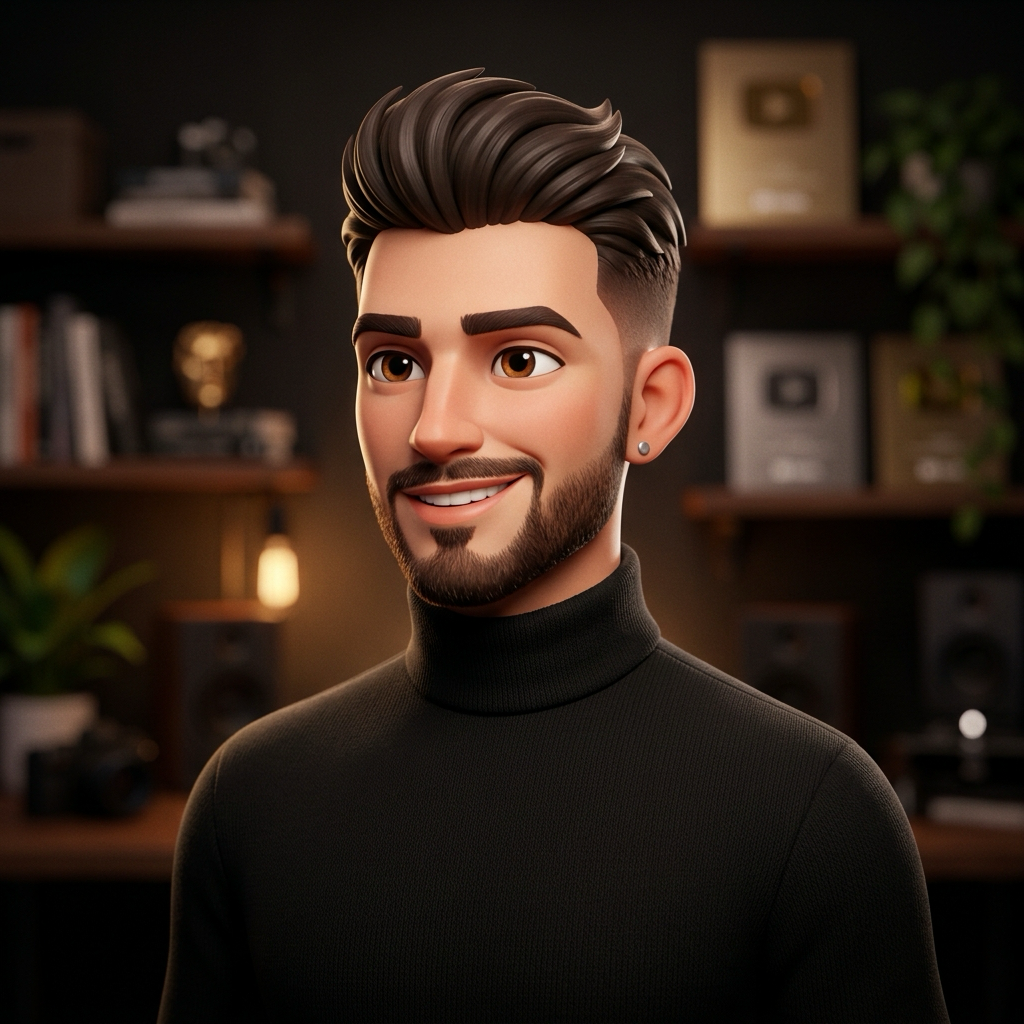 Friendly 3D character illustration